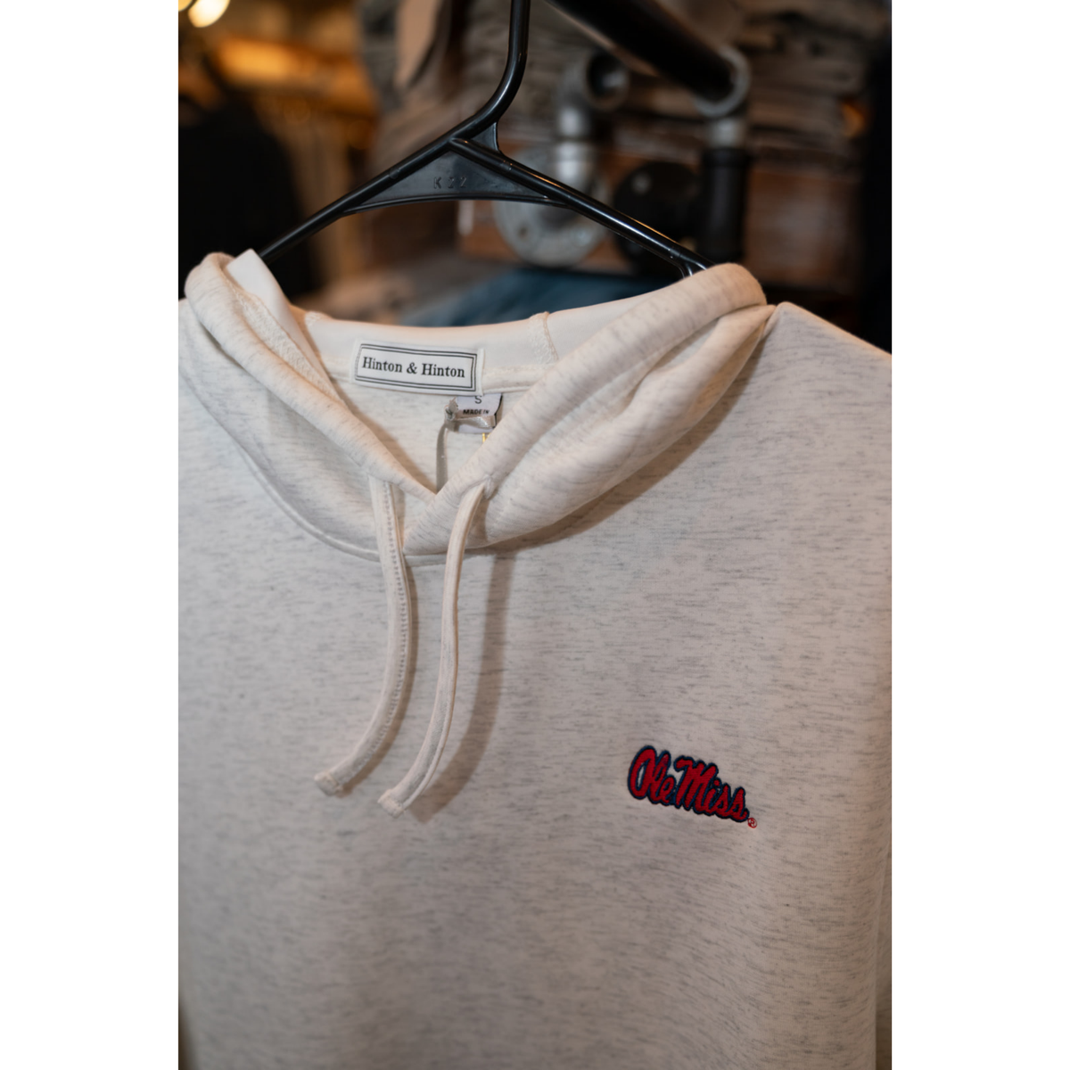 Hinton & Hinton Ole Miss Spring Hoodie (Cloud Heather)