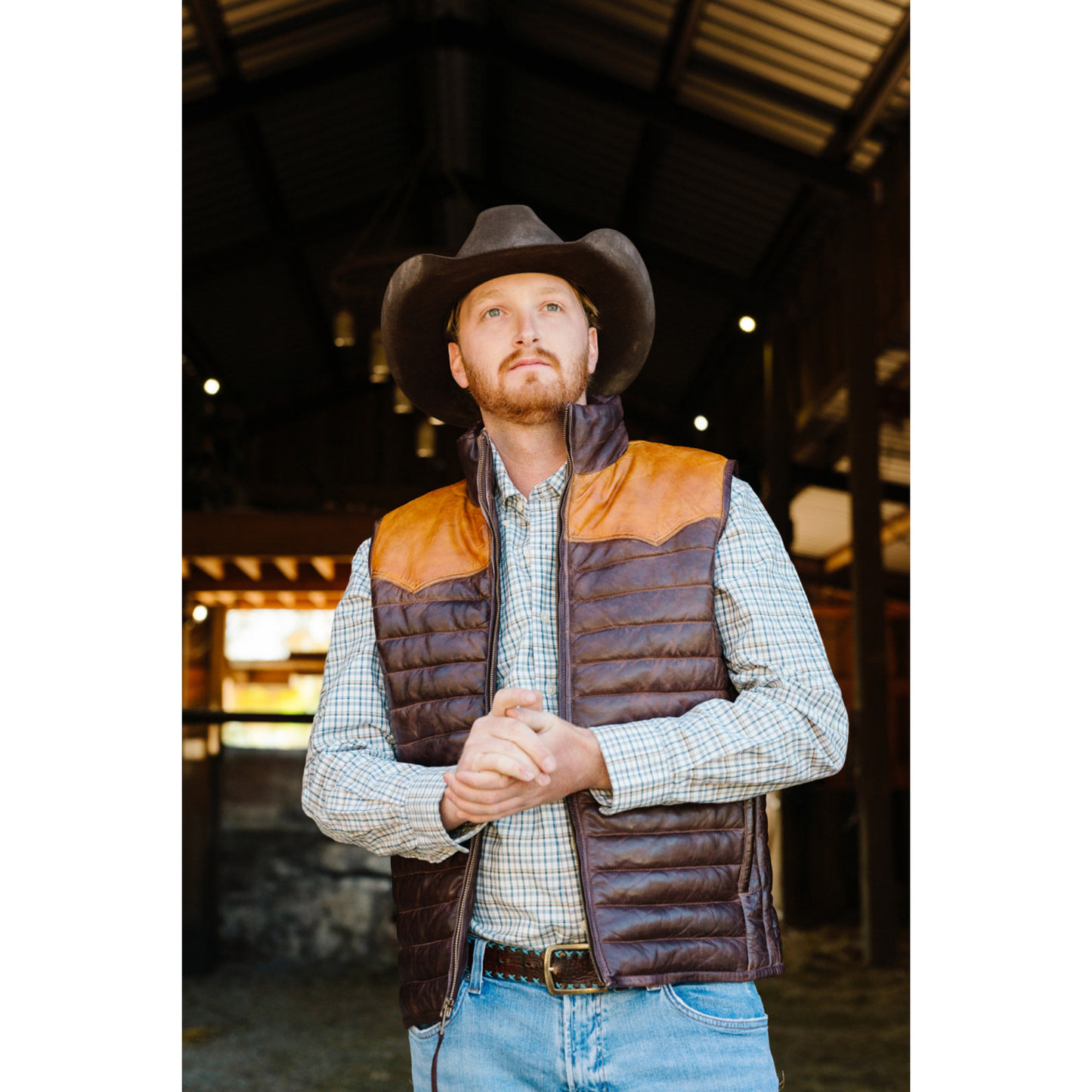 2 Tone Quilted Vest
