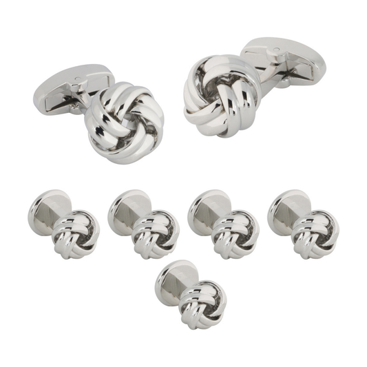 Bocara Stud Set (Silver Knots)