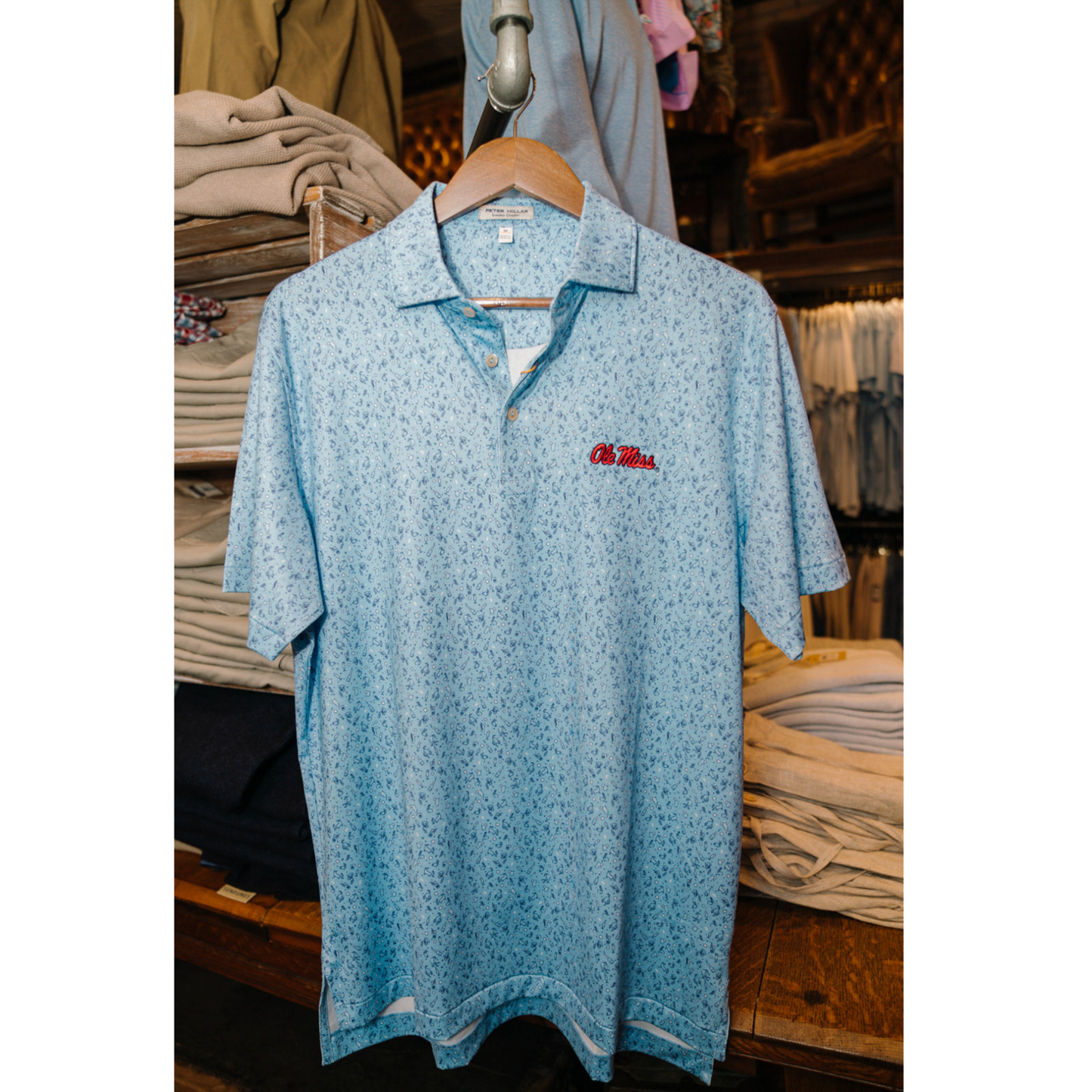 Ole Miss Hair of the Dog Gameday Performance Polo