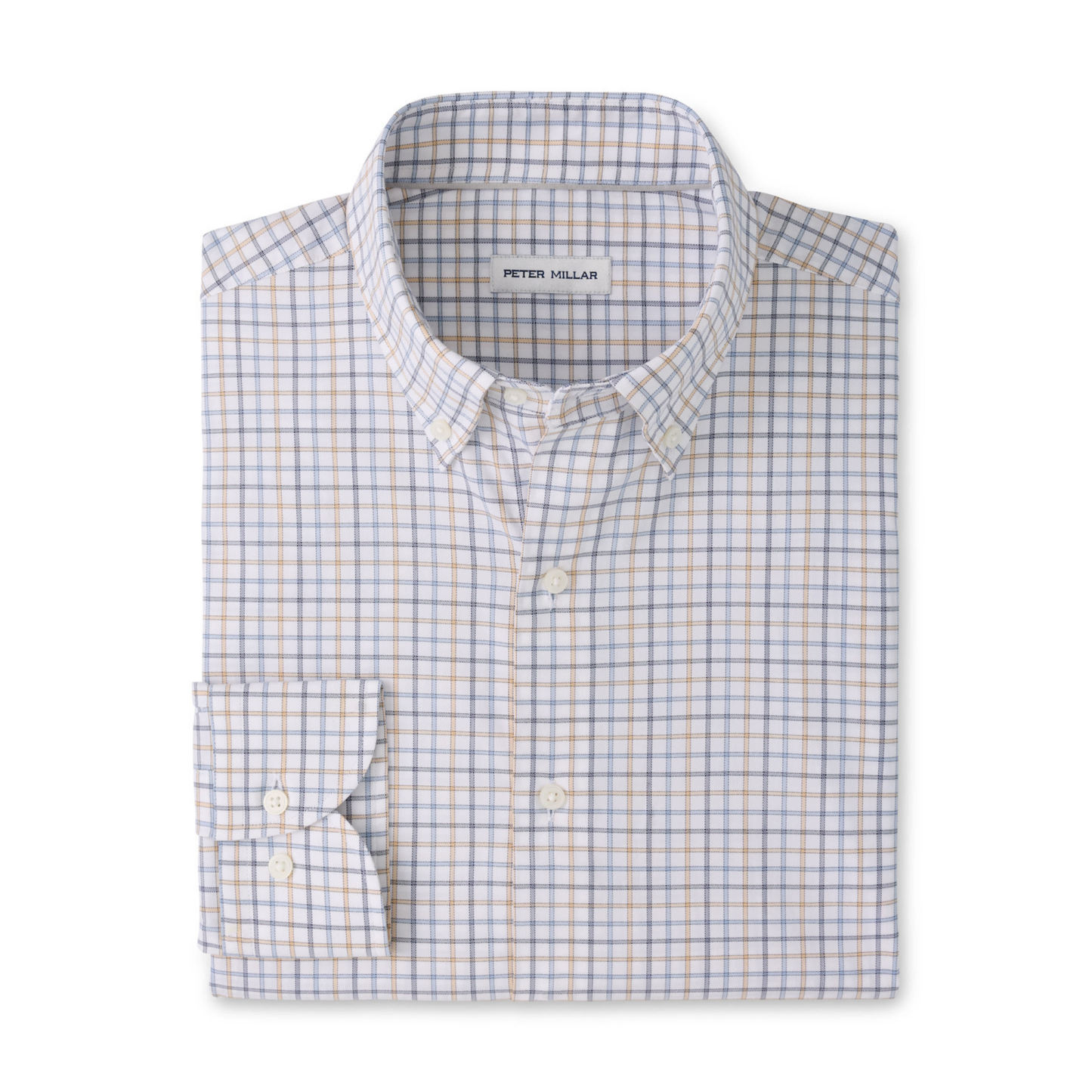 Bruce Crown Lite Cotton-Stretch Sport Shirt (Navy)