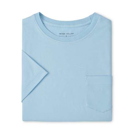 Crown Comfort Pocket Tee (Stream Blue)
