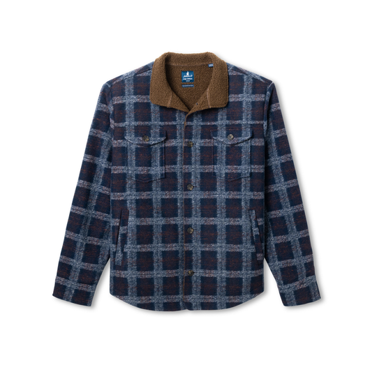 Sherpa Lined Shacket (Navy)