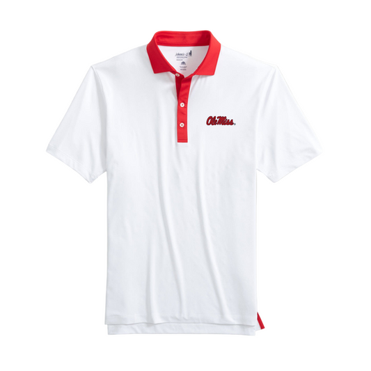 Ole Miss Ramos Performance Jersey Polo (Red)