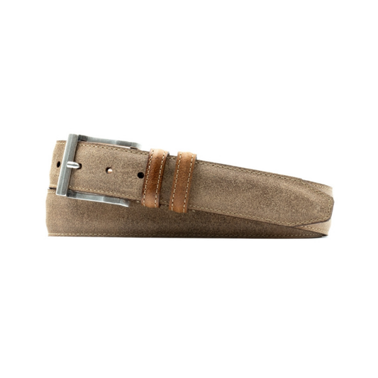 Bill Suede Belt (Khaki)