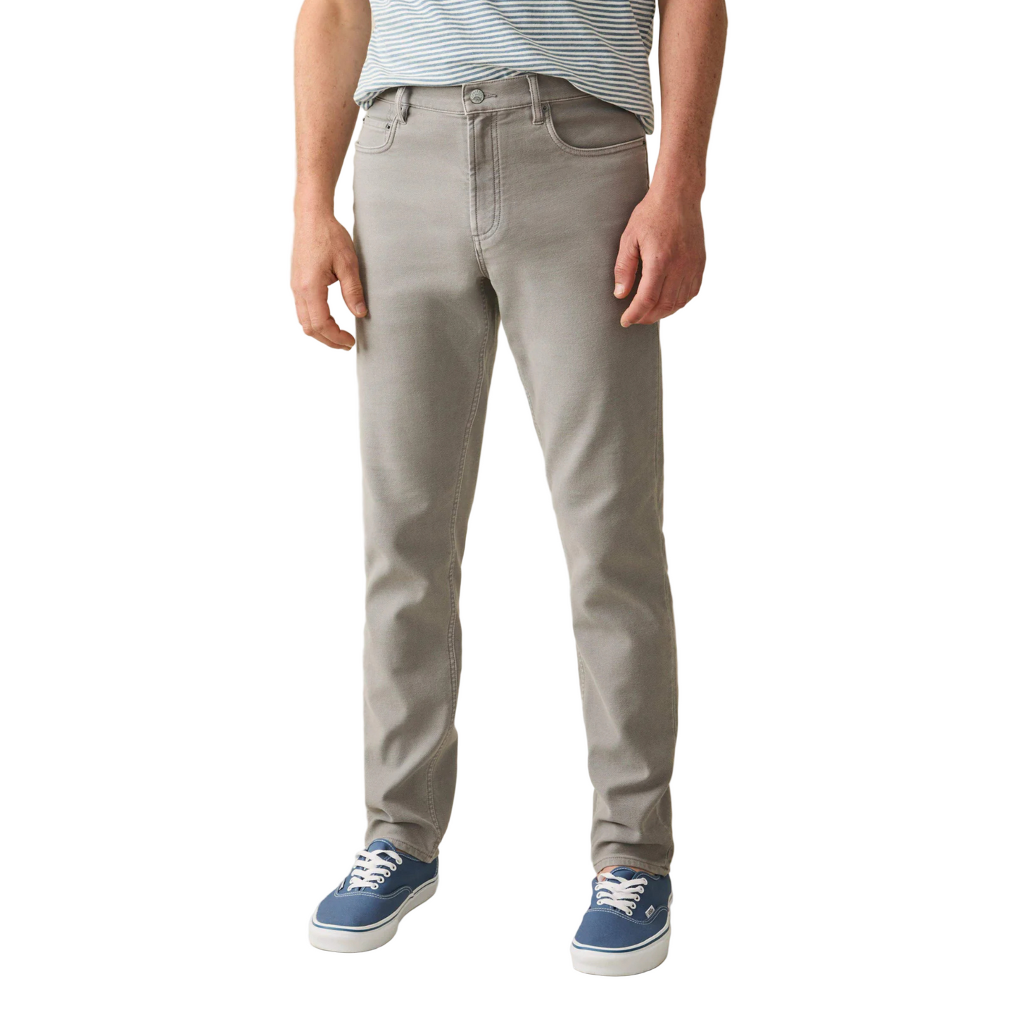 Stretch Terry 5-Pocket Pant (Iron)