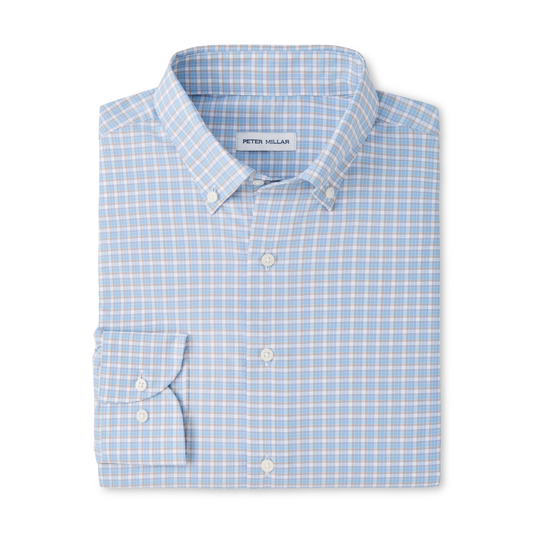 Charles Performance Twill Sport Shirt (Cottage Blue)