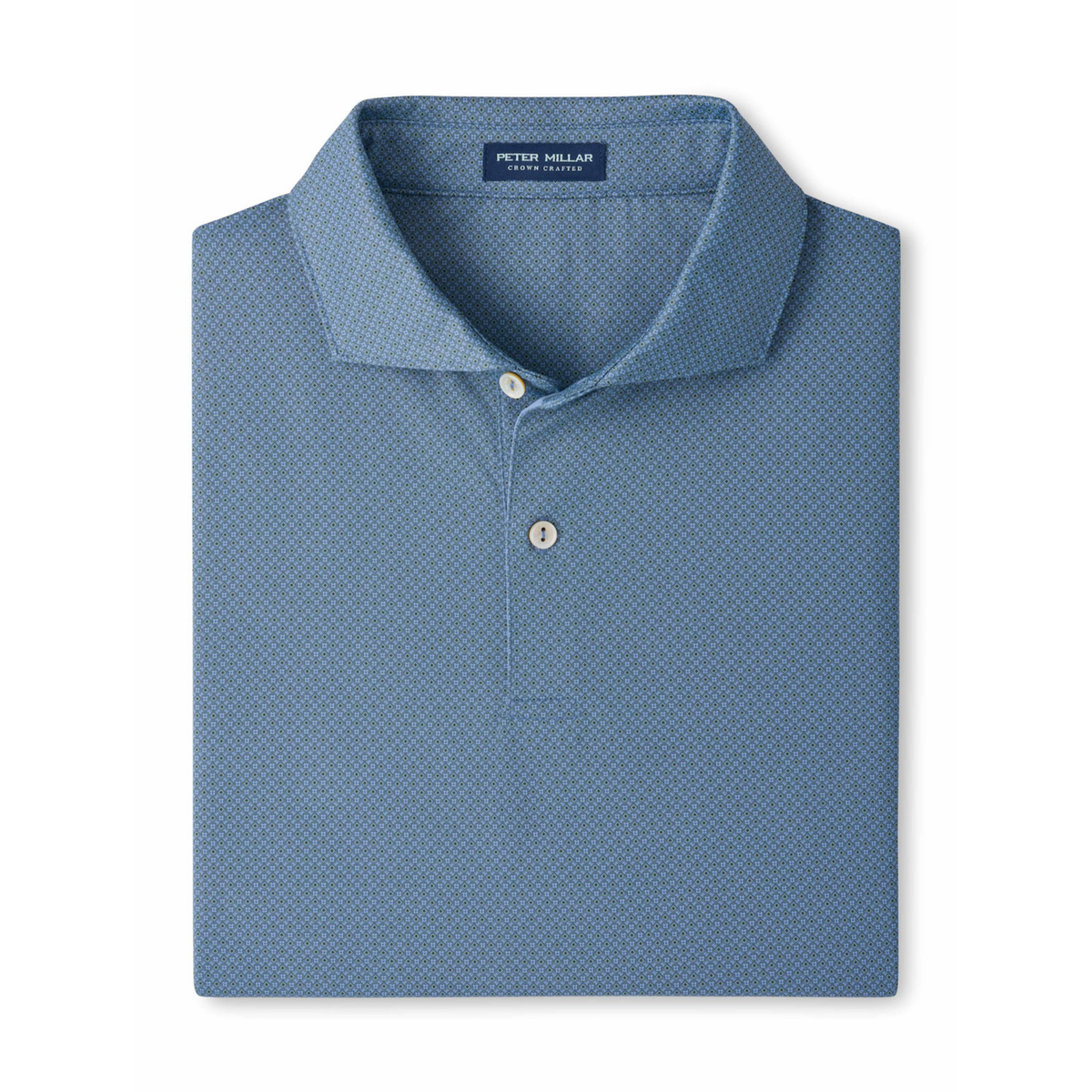 Caldara Performance Jersey Polo (Windy Blue)