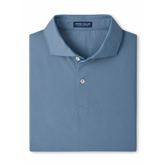 Caldara Performance Jersey Polo (Windy Blue)