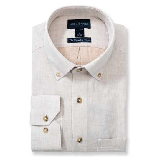 The Chambray Shirt (Birch)