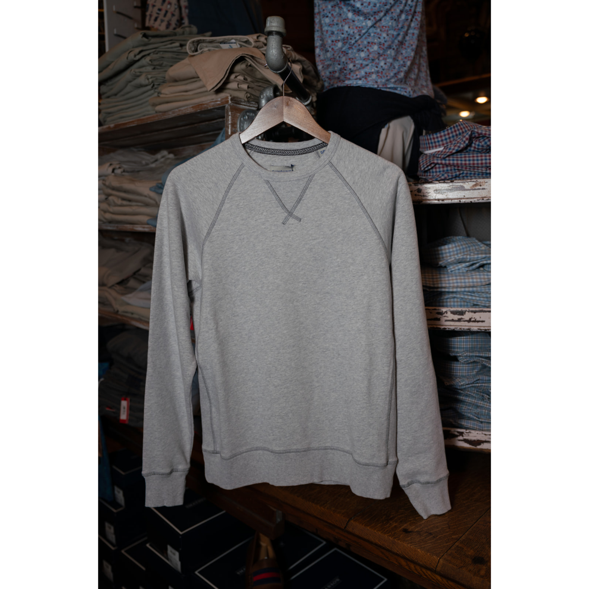Sundunes Garment Dyed Sweatshirt (Grey)