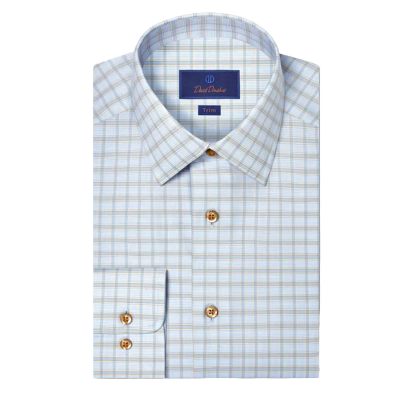 Sky & Dune Dobby Check Dress Shirt