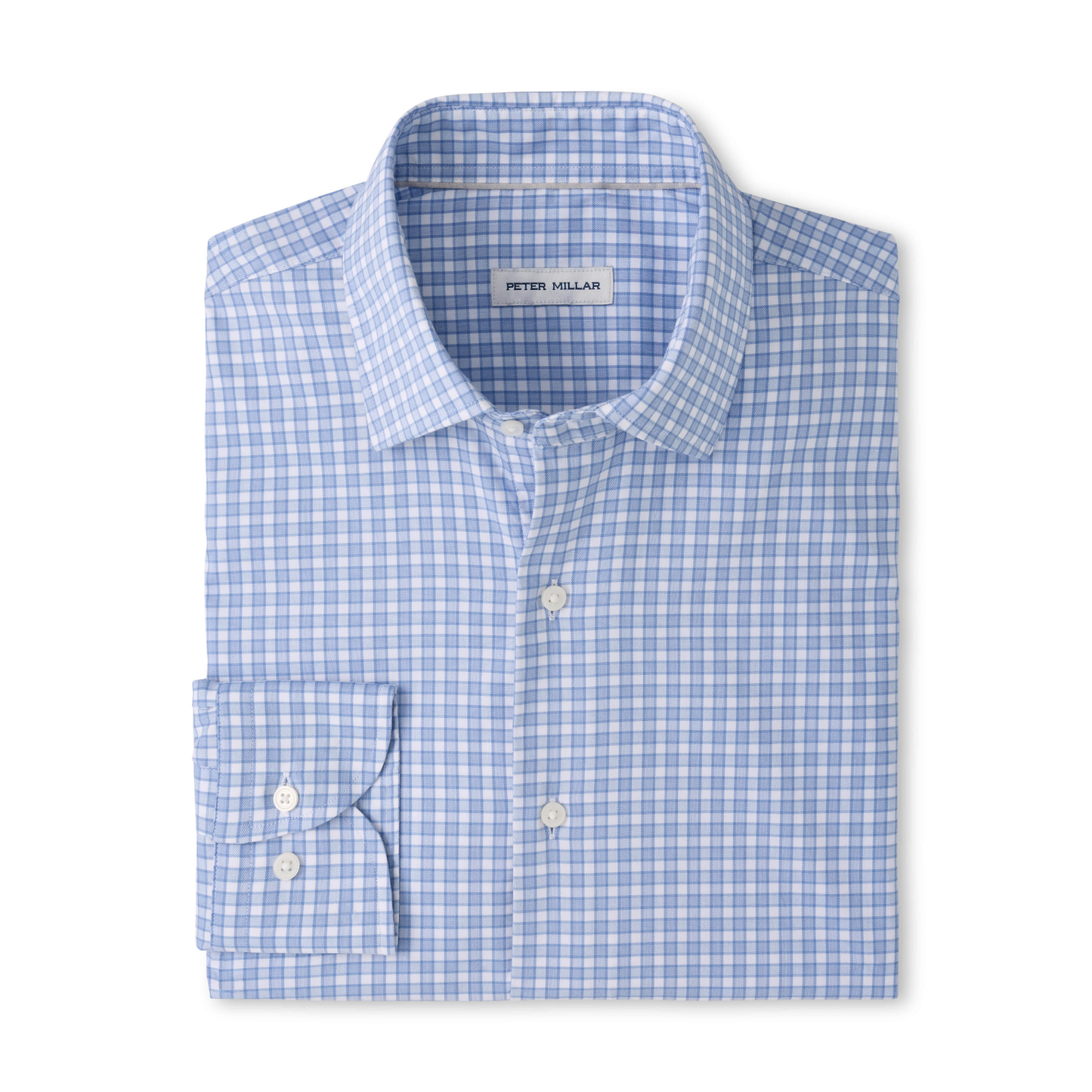 Atlas Crown Lite Cotton-Stretch Sport Shirt (Blue Freesia)