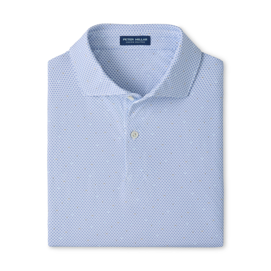 Endives Performance Jersey Polo (White/Windy Blue)
