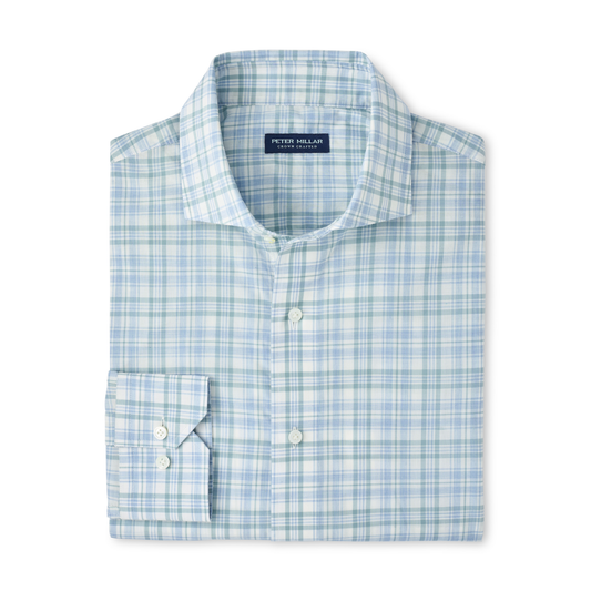 Tropea Italian Poplin Sport Shirt (Light Willow)
