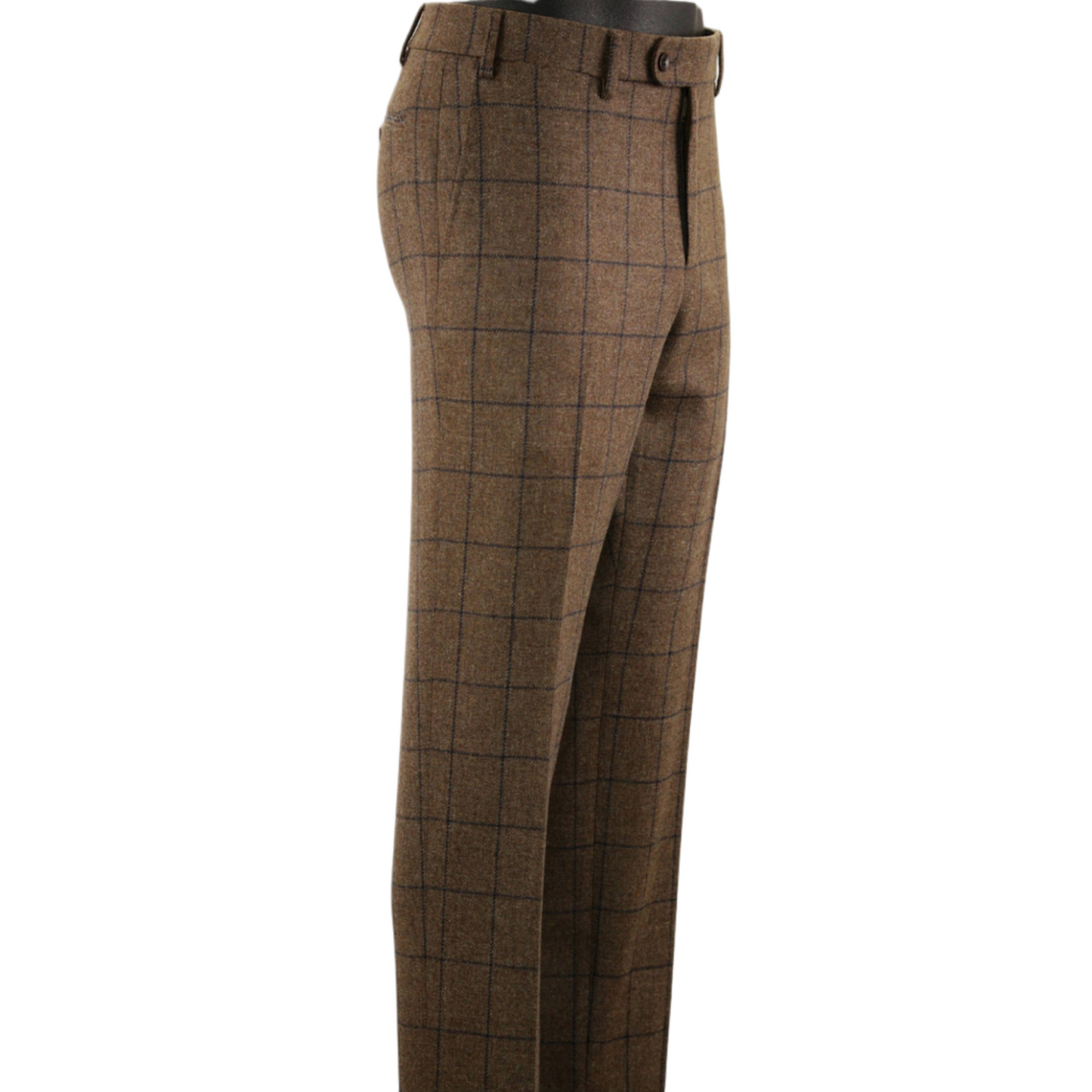 Houston Dress Pant (Brown Windowpane)