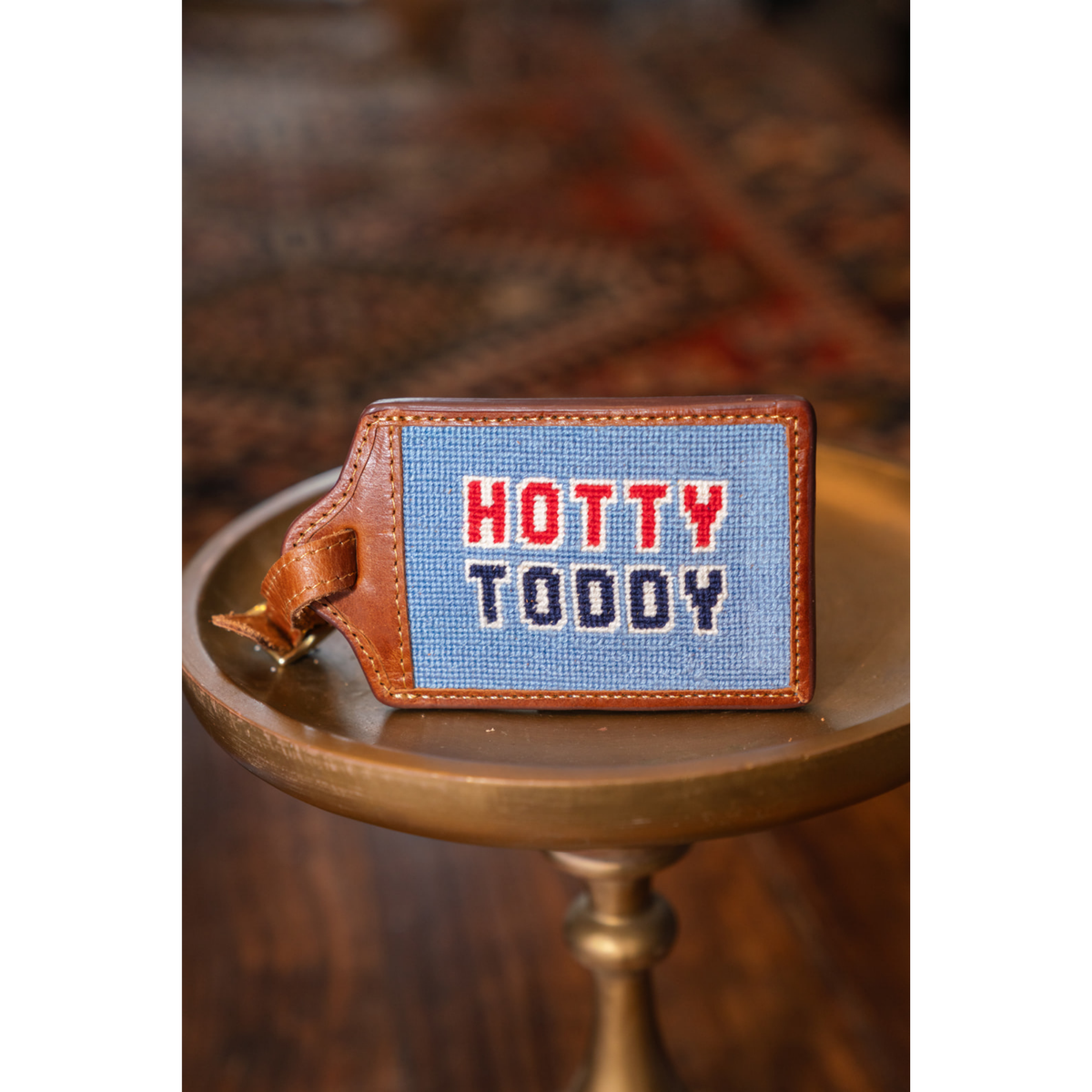 Mississippi Hotty Toddy Luggage Tag (Baby Blue)