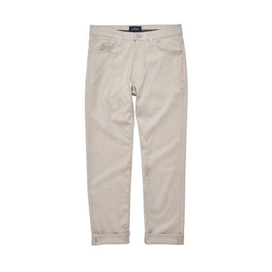 Courage Straight Leg Pants (Cream Cross Twill)