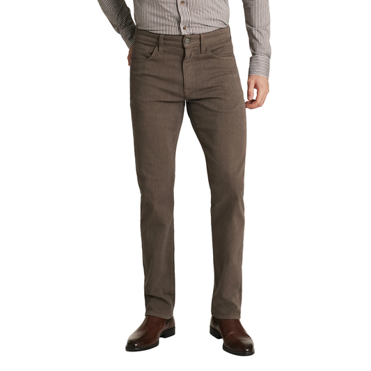 Courage Straight Leg Pants (Coffee Diagonal)