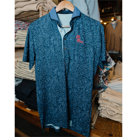 Den Of Thieves Ole Miss Polo (Maltese Blue)