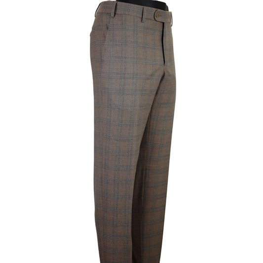 Houston Dress Pant (Khaki Saxony Check)