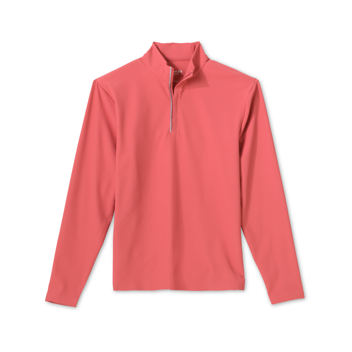 Hoppin Ribbed Knit Performance ¼ Zip Pullover (Spit Fire)