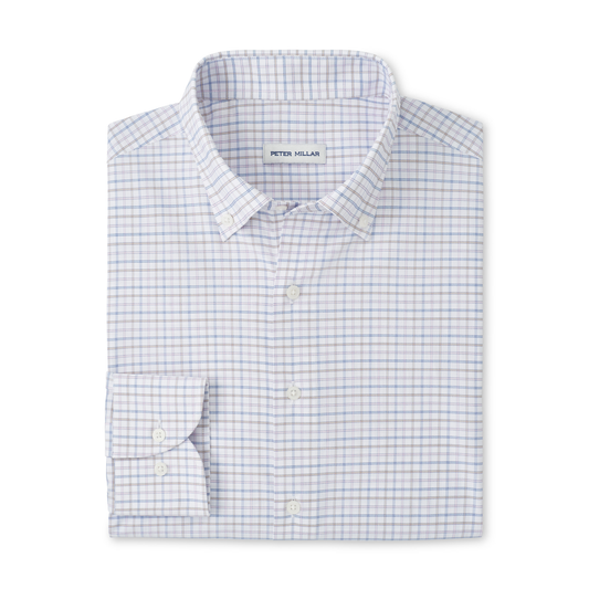 Rommel Performance Twill Sport Shirt (Cloudy Blue)