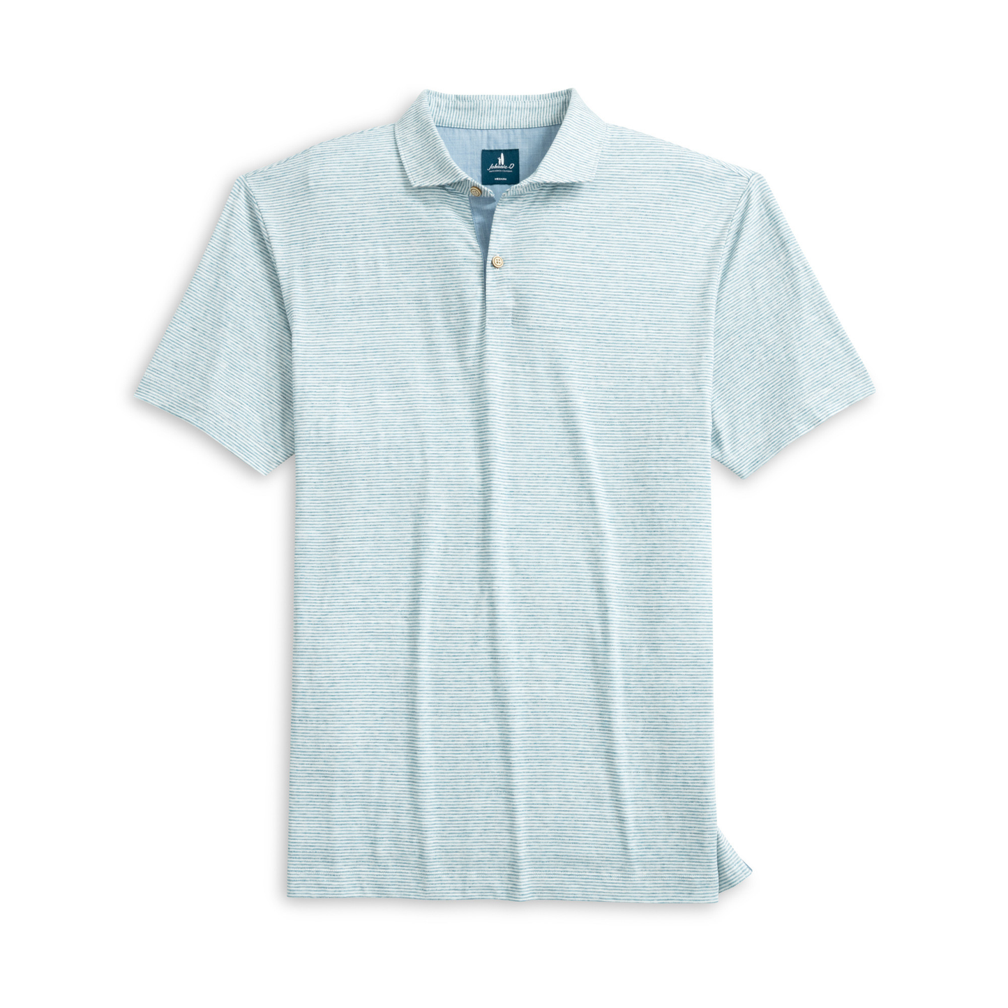 Slub Cotton Blend Polo - Thatcher Stripe (Tropical)