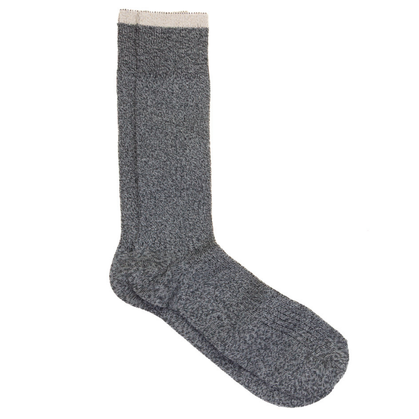 Solid Woven Socks (Grey)
