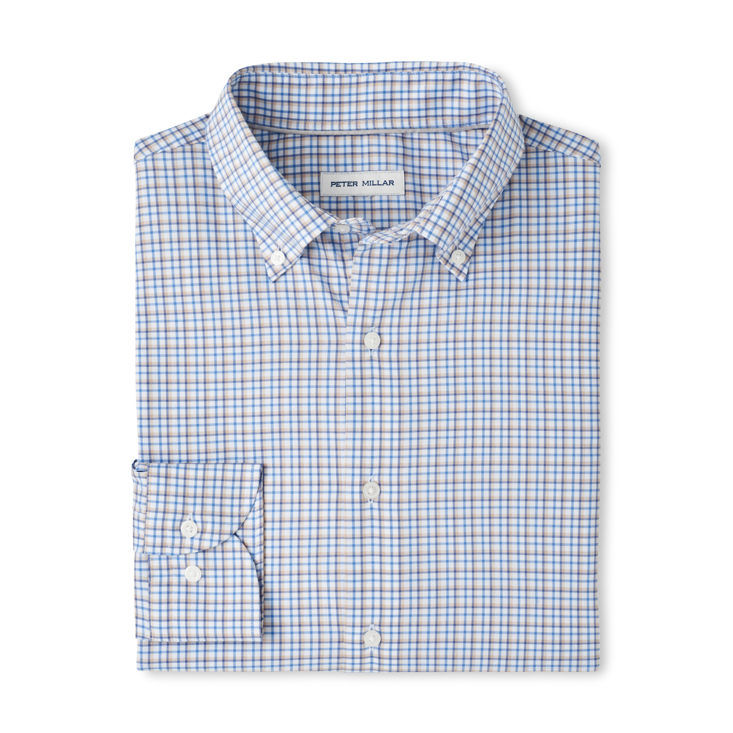 Julian Crown Lite Cotton-Stretch Sport Shirt (Evening Tide)