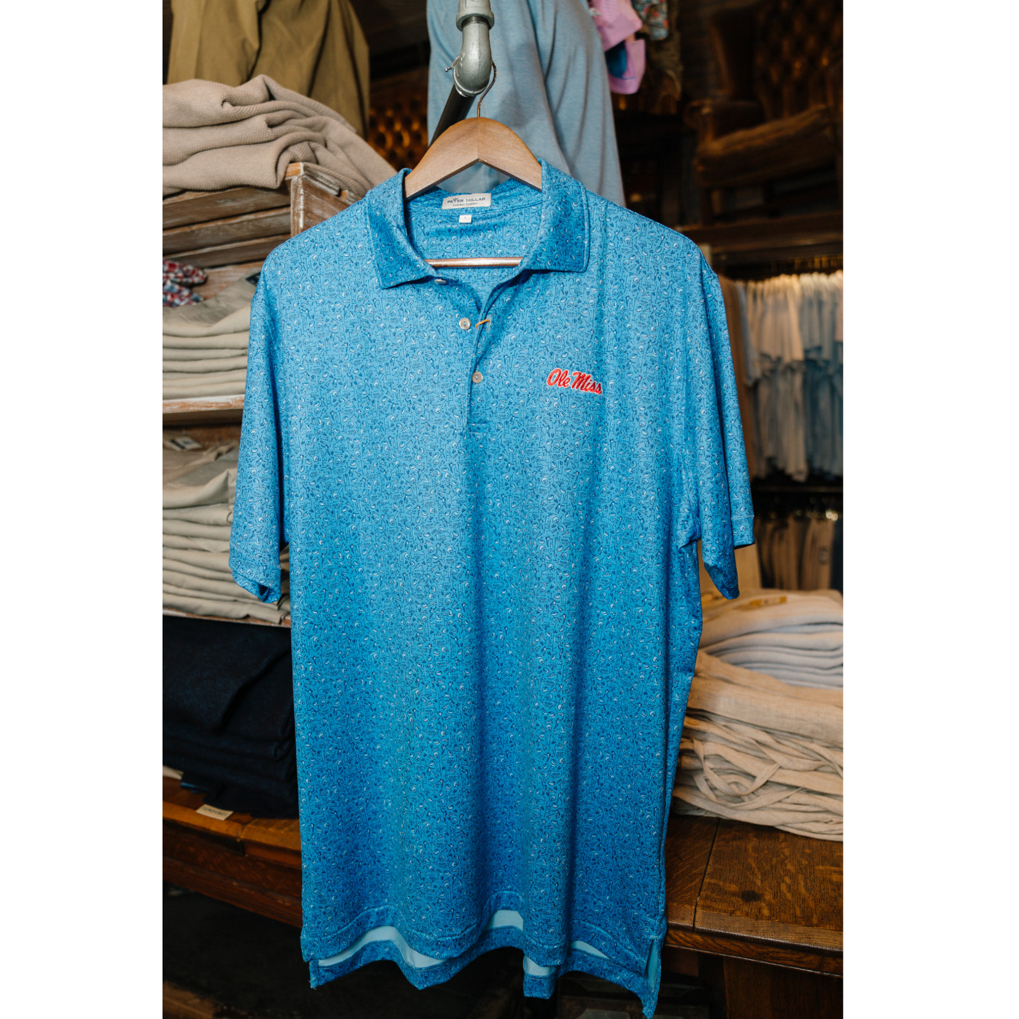 Ole Miss Football Game Day Performance Jersey Polo