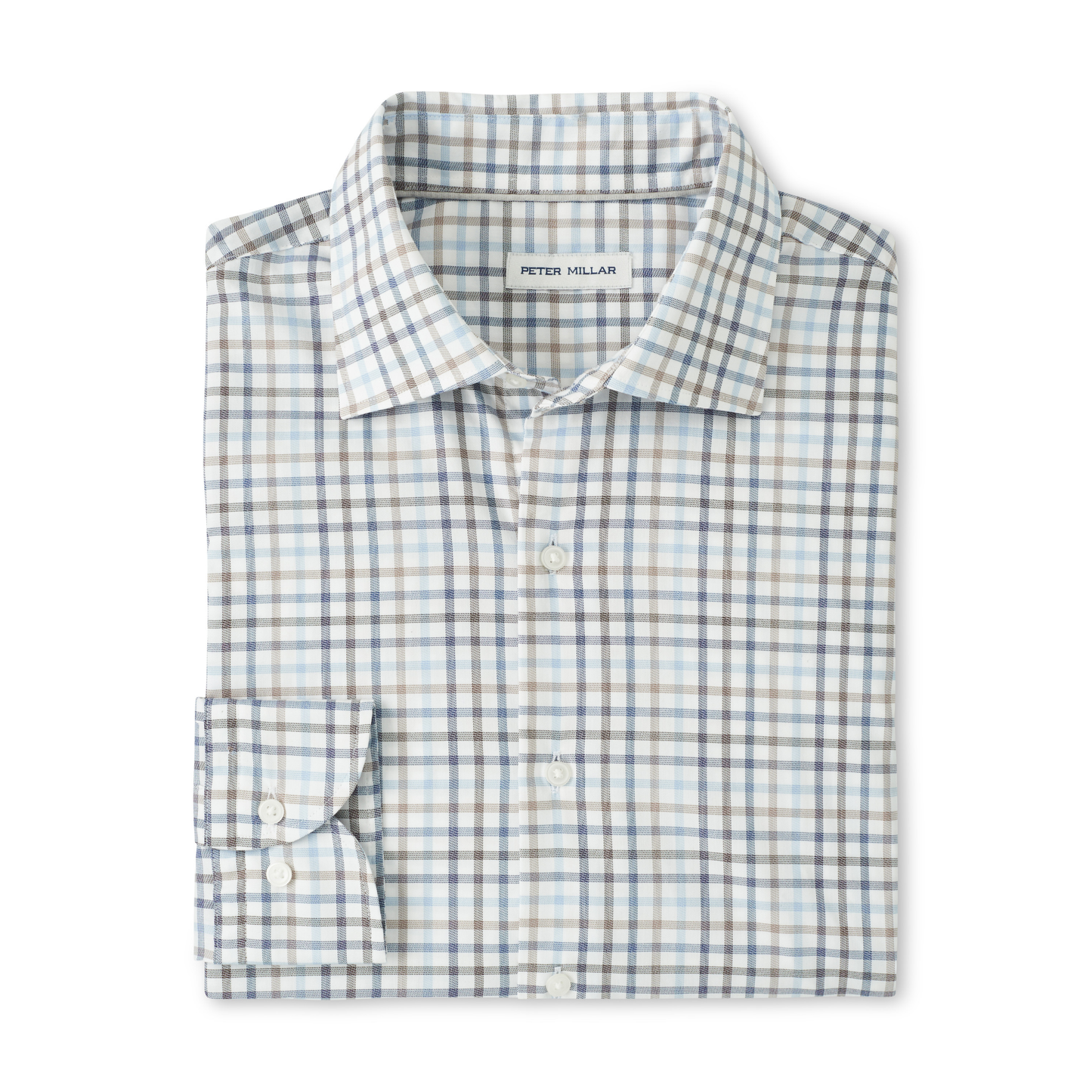 North Coast Crown Lite Cotton-Stretch Sport Shirt (Blue Haze)