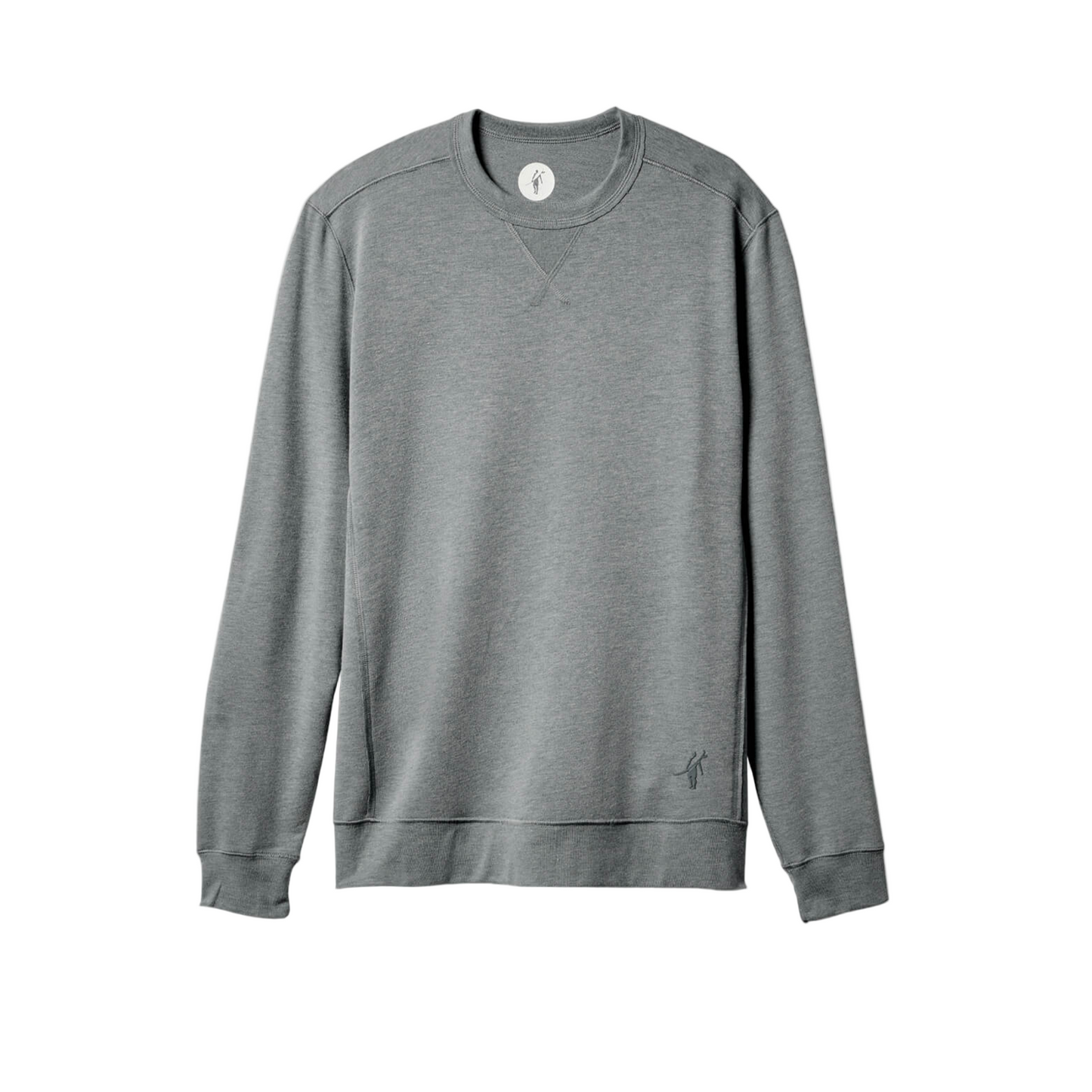 Growler Long Sleeve Crew (Dark Heather Grey)