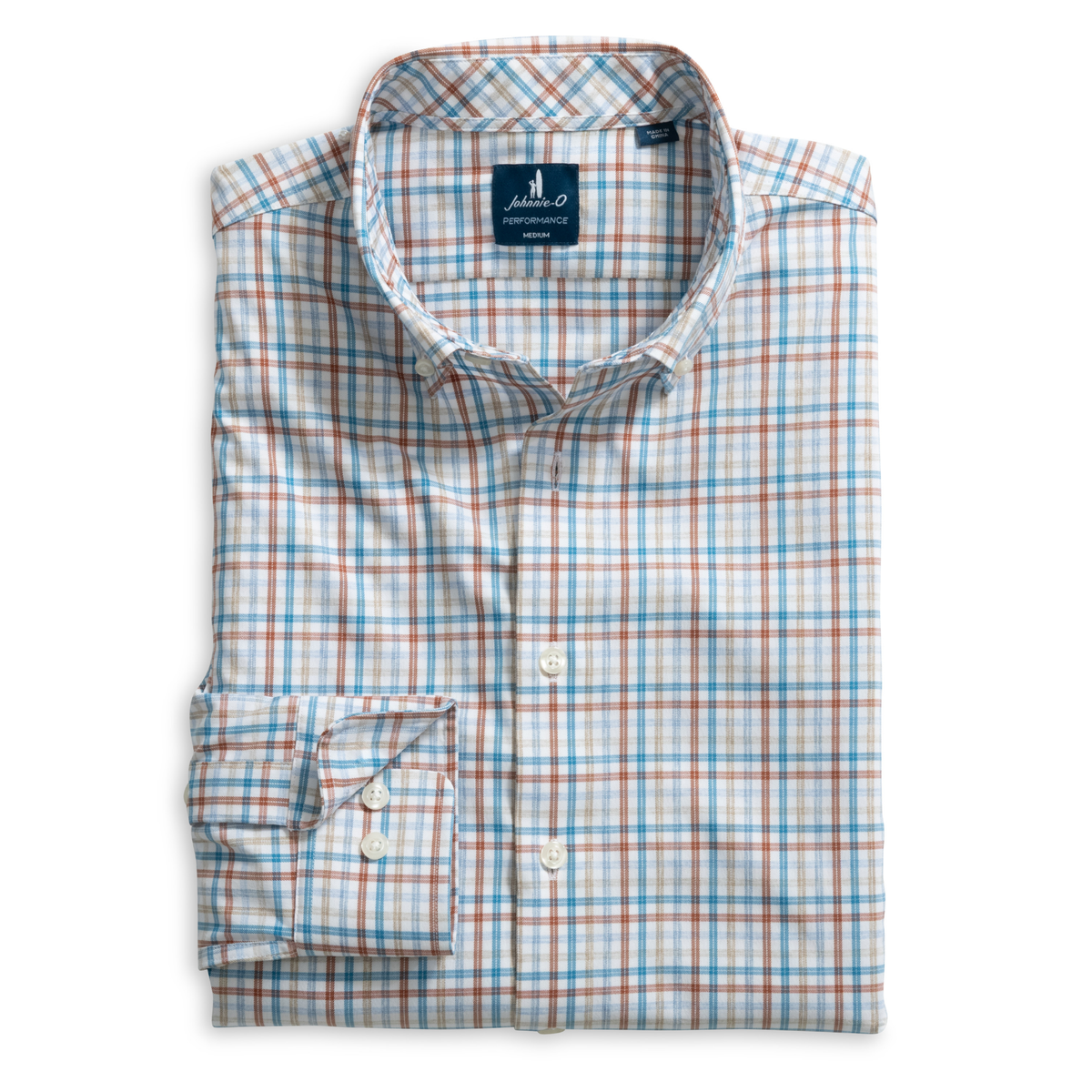 Everyday Performance Button Down Shirt - Redwood Check (Canyon)