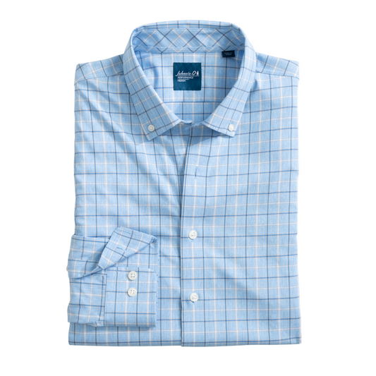 Everyday Performance Button Down Shirt - Miramont Tattersall (Maliblu)
