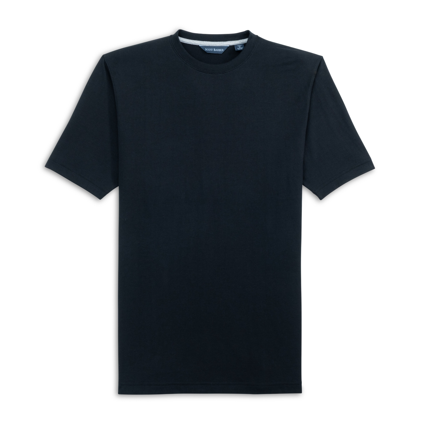 Pima Cotton Crewneck Tee (Black)