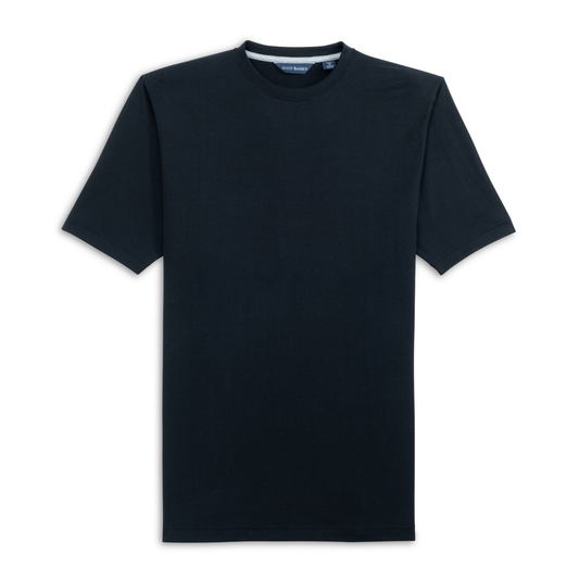 Pima Cotton Crewneck Tee (Black)