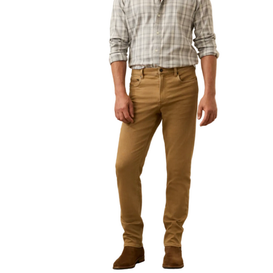 Stretch Terry 5-Pocket Pant (Elk Brown)