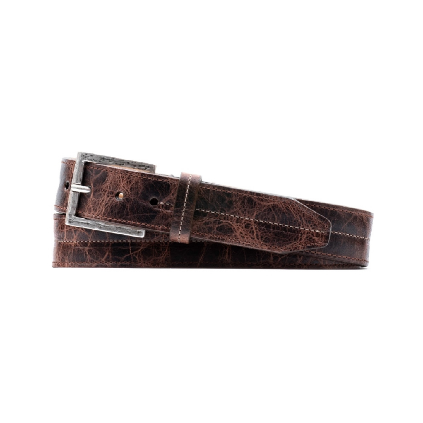 Austin Italian Saddle Leather Belt (Acorn)