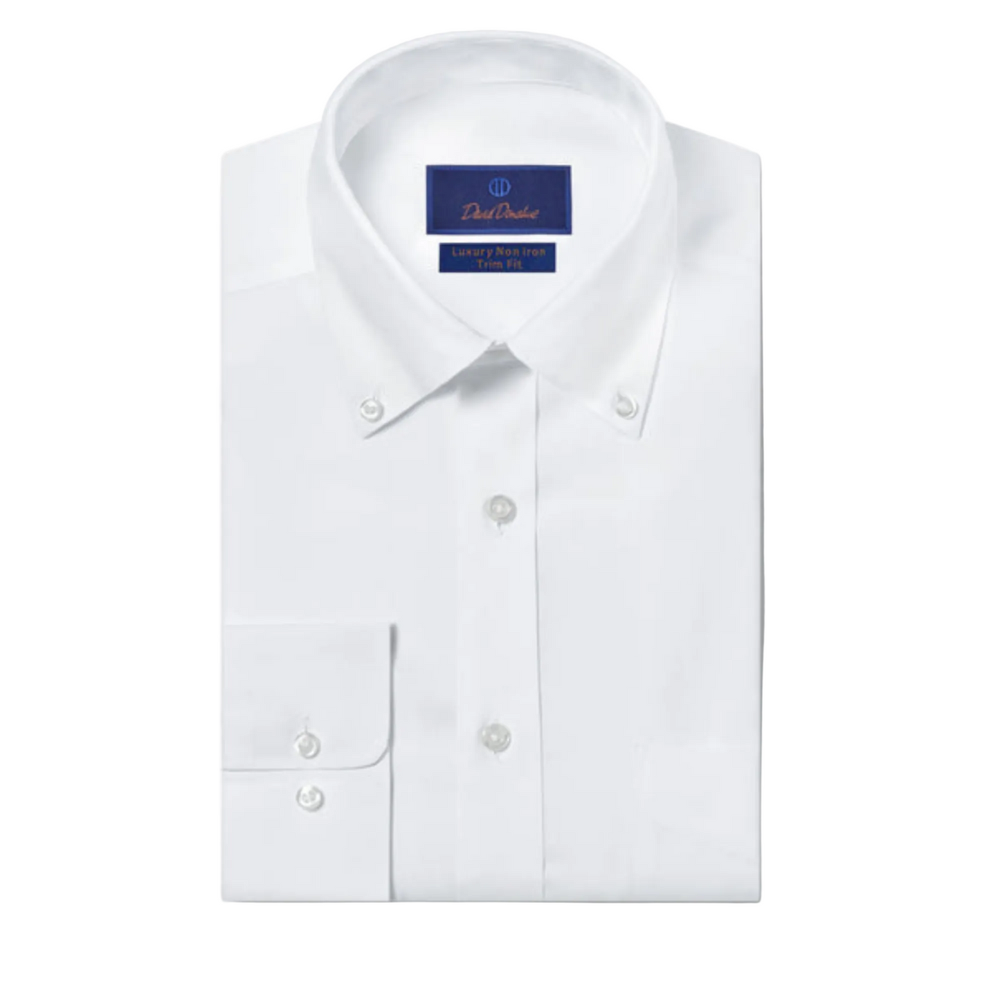 White Pinpoint Oxford Non-Iron Dress Shirt