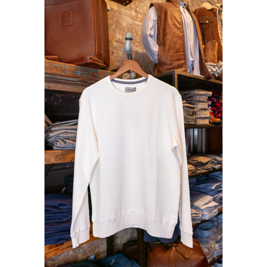Sundunes Reverse Jacquard Sweatshirt (Off White)