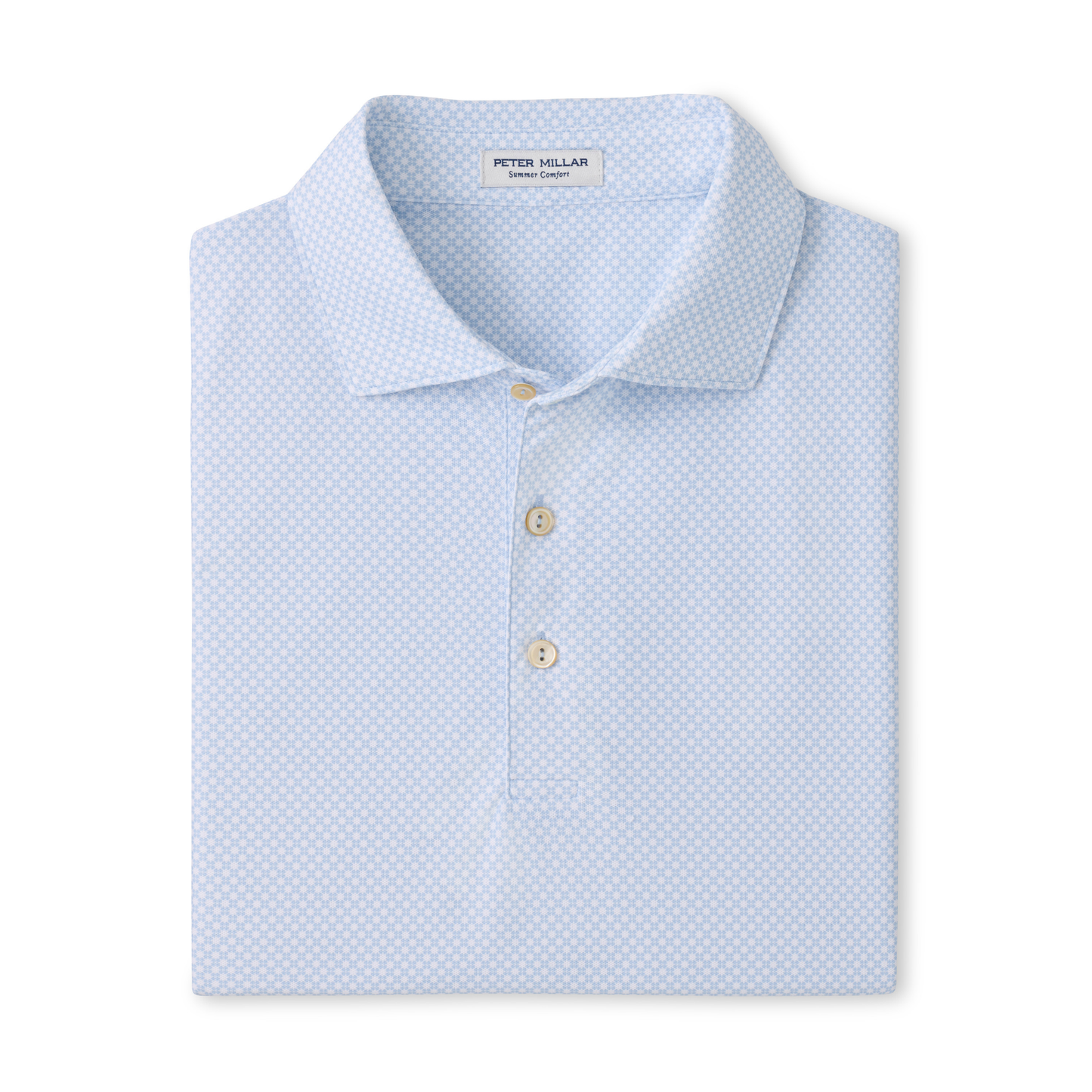 Grant Performance Mesh Polo (Stream Blue)