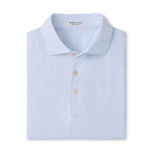 Grant Performance Mesh Polo (Stream Blue)