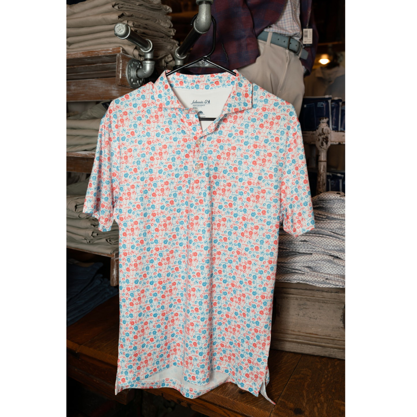 Squirrel Delay Polo (White)