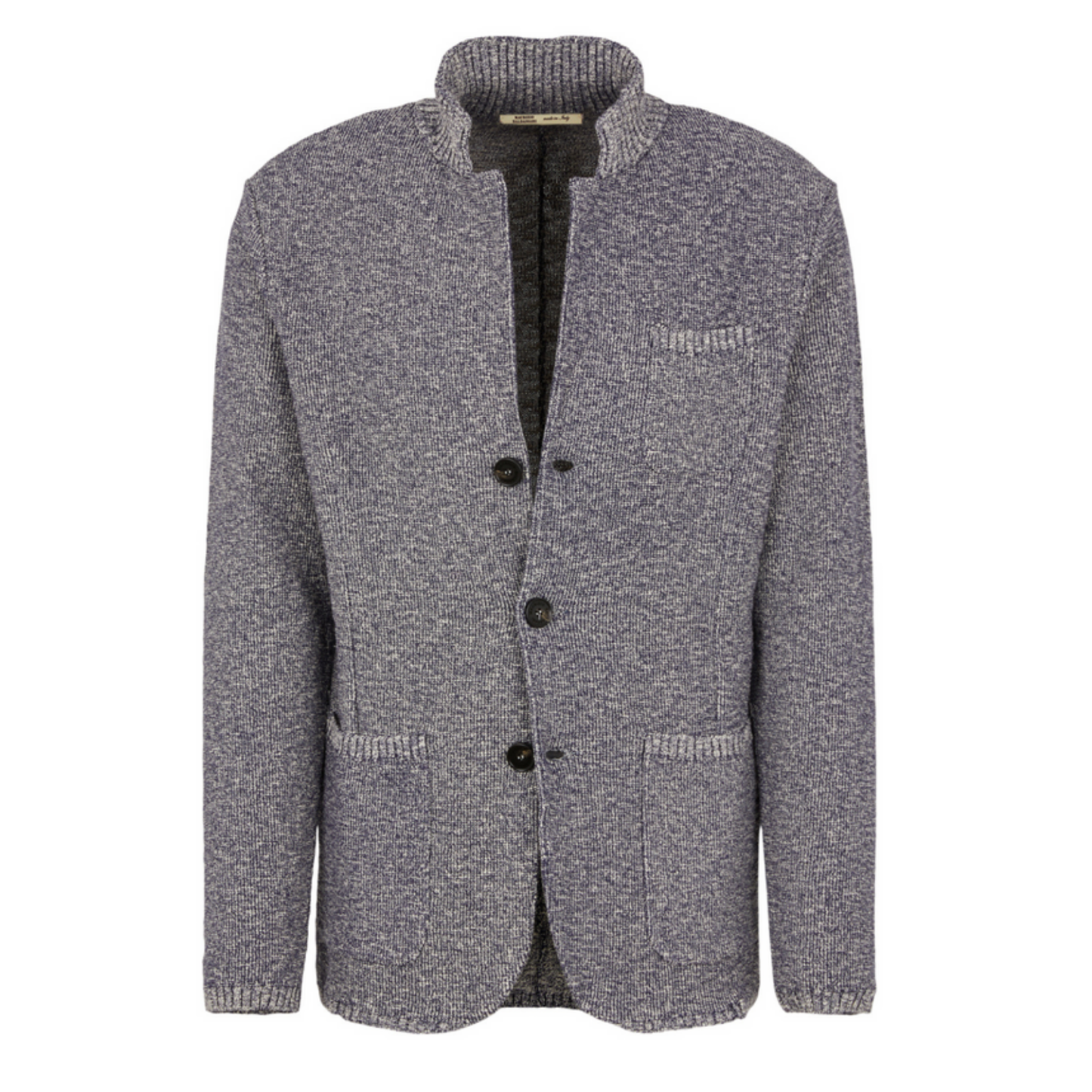 Portofino Mouline Cotton Swacket (Blue-Off White)