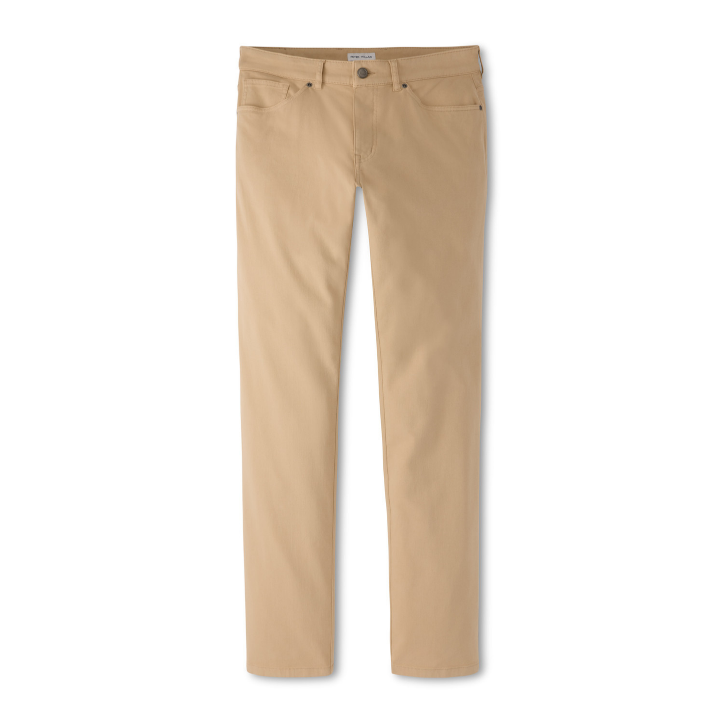 Crown Cotton Canvas Five-Pocket Pant (Camel)