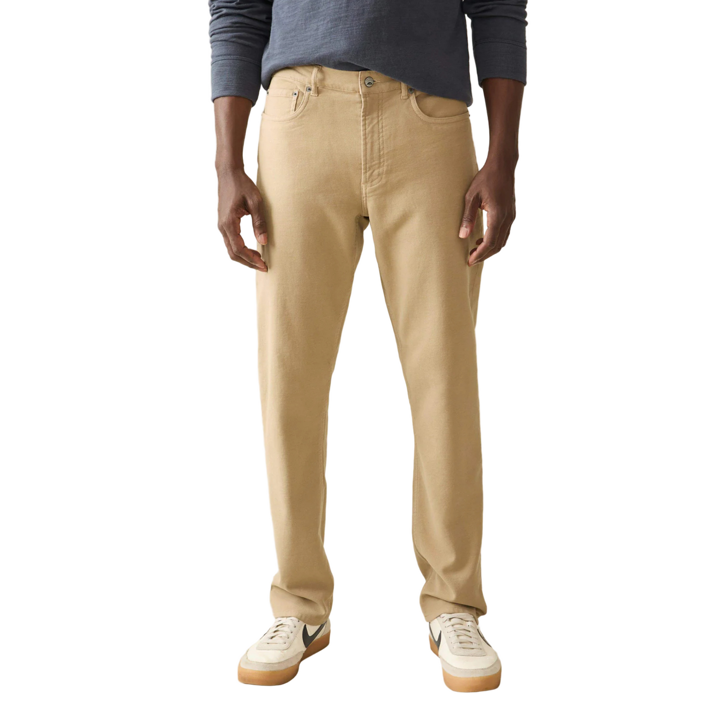 Stretch Terry 5-Pocket Pant (Desert Khaki)