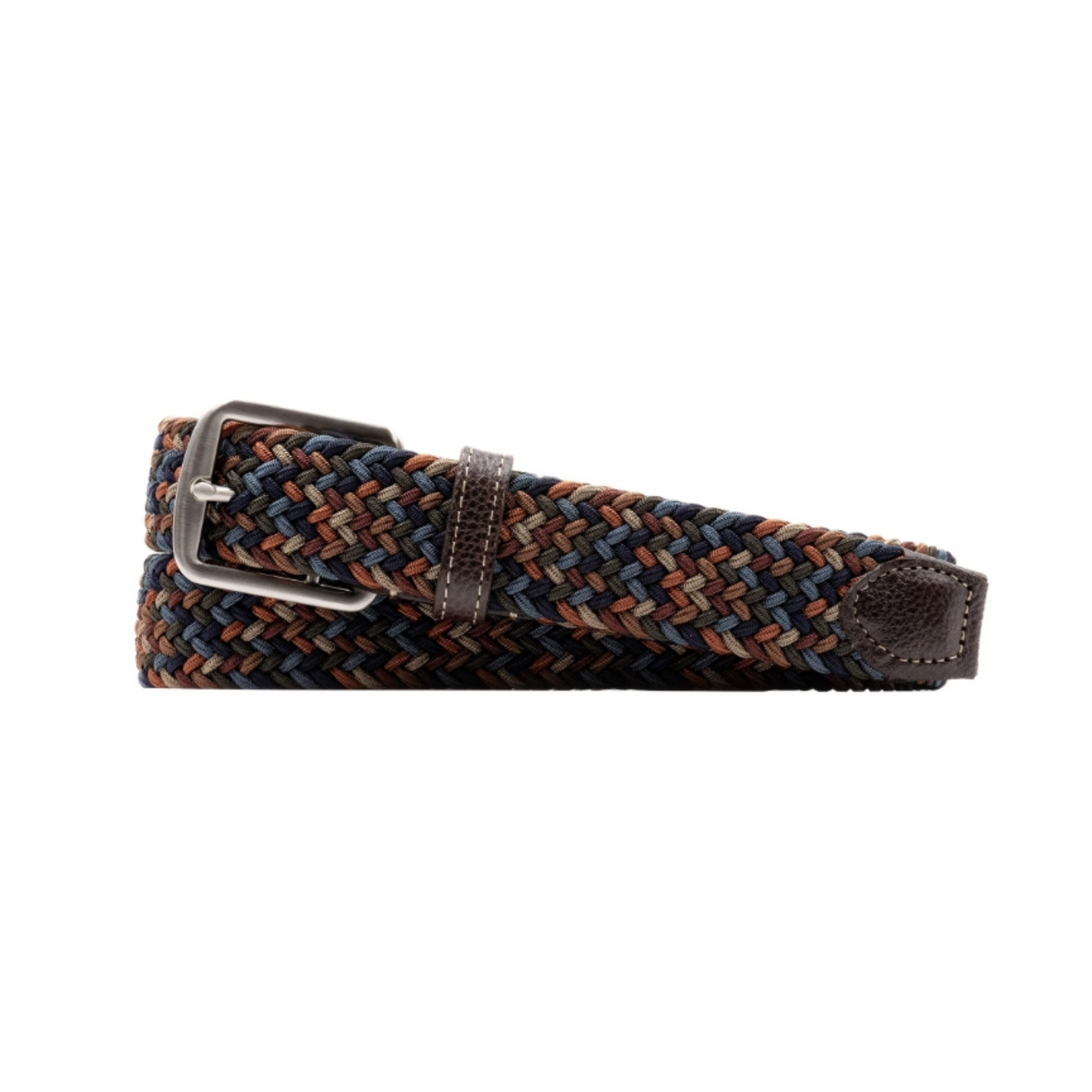 Newport Woven Italian Rayon Elastic Belt (Autumn Multi)