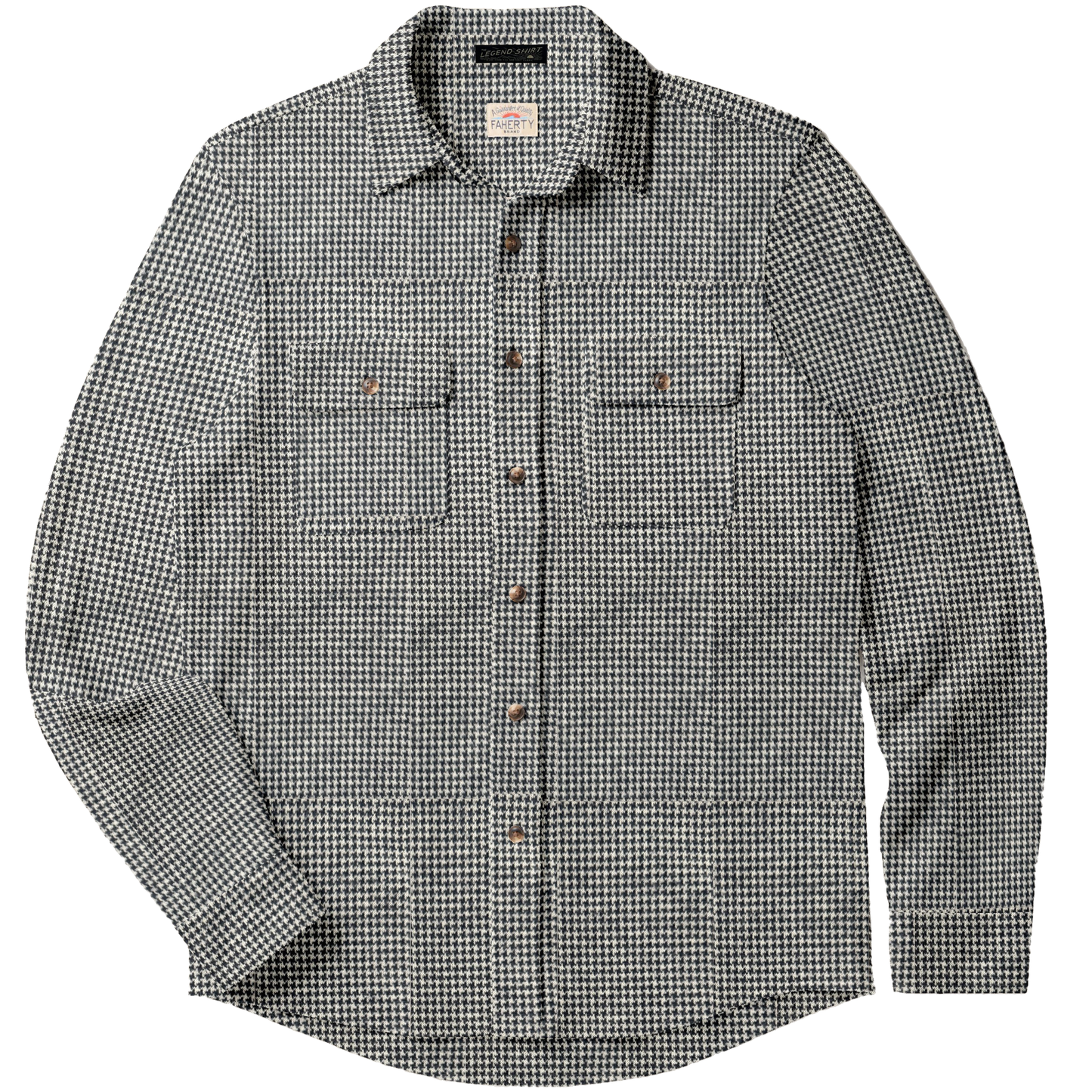 Legend Sweater Shirt (Navy Cream Pincheck)