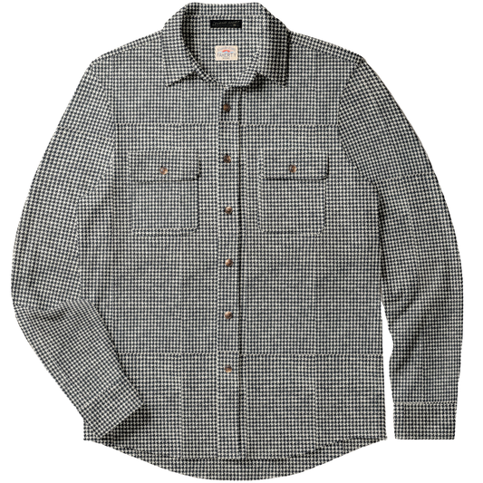 Legend Sweater Shirt (Navy Cream Pincheck)